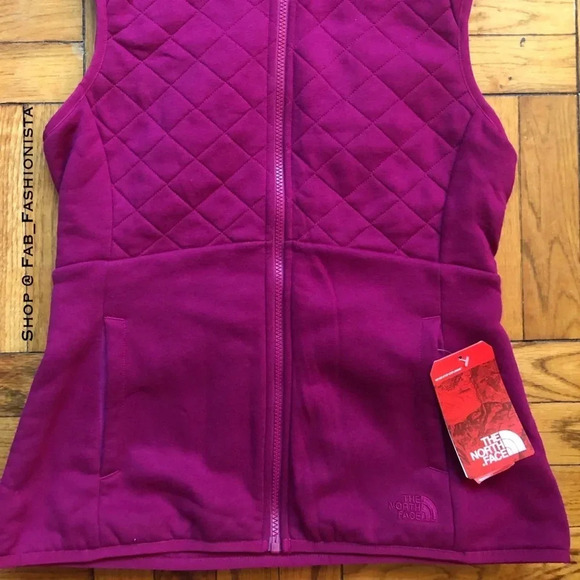 The North Face Fleece Reversible vest size medium magenta - Picture 7 of 15